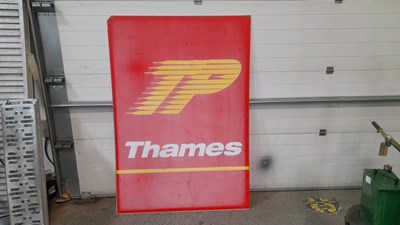 Lot 791 - TP THAMES PLASTIC SIGN 70" X 48"