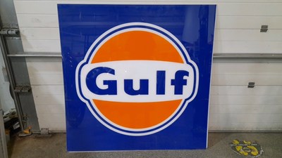 Lot 785 - PLASTIC GULF SIGN 60" X 60"