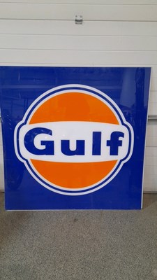 Lot 785 - PLASTIC GULF SIGN 60" X 60"