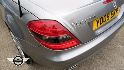 Lot 434 - 2009 MERCEDES SLK 200 KOMPRESSOR AUTO