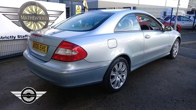 Lot 252 - 2006 MERCEDES CLK350 ELEGANCE AUTO