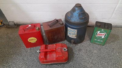 Lot 321 - SELECTION OF PETROL & PARAFFIN CANS