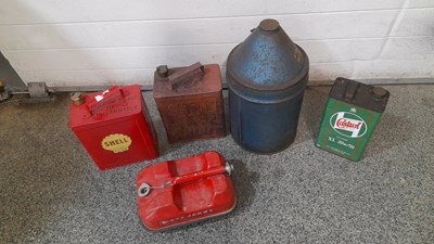 Lot 321 - SELECTION OF PETROL & PARAFFIN CANS