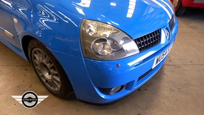 Lot 598 - 2004 RENAULT CLIO RENAULTSPORT 182 16V