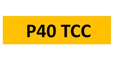 Lot 6-18 - REGISTRATION ON RETENTION - P40 TCC