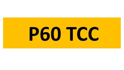 Lot 7-18 - REGISTRATION ON RETENTION - P60 TCC