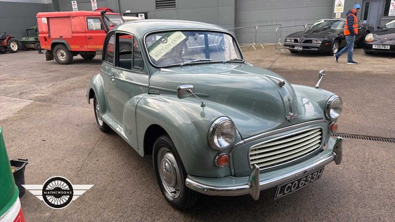 Lot 44 - 1969 MORRIS MINOR 1000