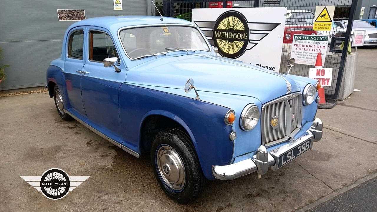 Lot 856 - 1959 ROVER 80