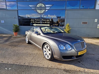 Lot 407 - 2007 BENTLEY CONTINENTAL GTC AUTO