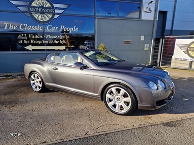 Lot 407 - 2007 BENTLEY CONTINENTAL GTC AUTO