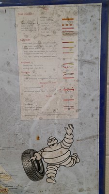 Lot 51 - MICHELIN MAP OF BOTTOM OF SCOTLAND AND ENGLAND