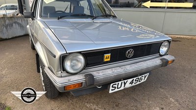 Lot 818 - 1983 VOLKSWAGEN GOLF GL AUTO