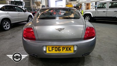 Lot 798 - 2006 BENTLEY CONTINENTAL GT AUTO