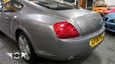 Lot 798 - 2006 BENTLEY CONTINENTAL GT AUTO