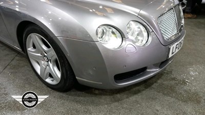 Lot 798 - 2006 BENTLEY CONTINENTAL GT AUTO