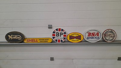 Lot 147 - SELECTION OF CAST WALL FILLER SIGNS