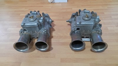 Lot 231 - PAIR OF WEBBER 40 DCOE 32 CARBURETORS