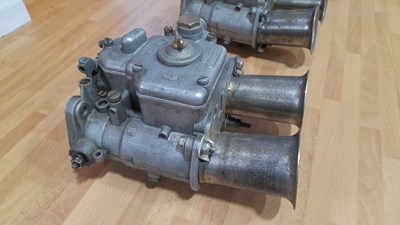 Lot 231 - PAIR OF WEBBER 40 DCOE 32 CARBURETORS