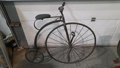 Lot 417 - MINIATURE PENNY FARTHING