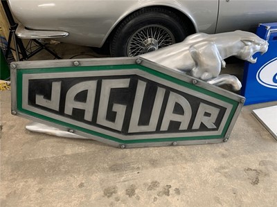 Lot 71 - JAGUAR HEXAGONAL DEALER SHOWROOM SIGN