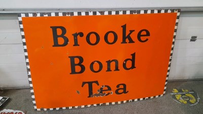 Lot 81 - BROOKE BOND TEA ENAMEL SIGN 60" X 40"