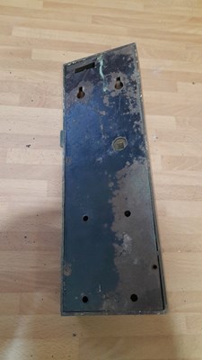 Lot 341 - BRASS PENNY OPERATED DOOR MACHINE