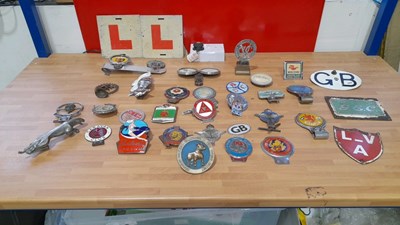 Lot 383 - COLLECTION OF BADGES & MASCOTS