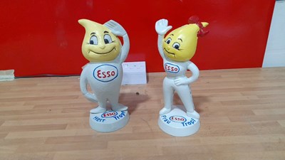 Lot 693 - PAIR OF ESSO CAST FIGURES