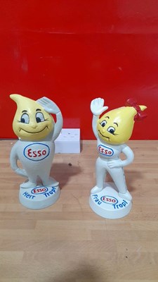 Lot 693 - PAIR OF ESSO CAST FIGURES