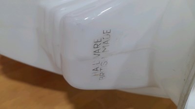 Lot 313 - SHELL GLASS GLOBE