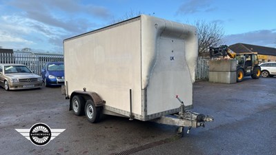 Lot 306 - TWIN WHEEL BOX TRAILER