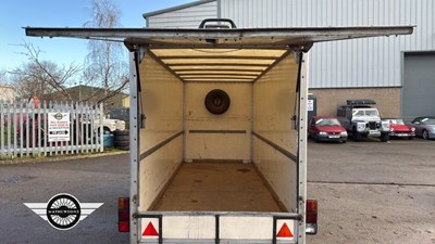 Lot 306 - TWIN WHEEL BOX TRAILER