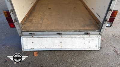 Lot 306 - TWIN WHEEL BOX TRAILER