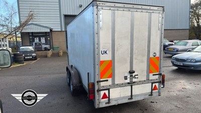 Lot 306 - TWIN WHEEL BOX TRAILER