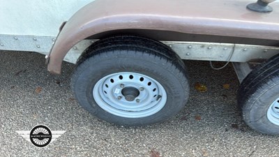 Lot 306 - TWIN WHEEL BOX TRAILER