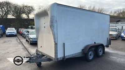 Lot 306 - TWIN WHEEL BOX TRAILER