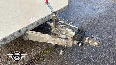 Lot 306 - TWIN WHEEL BOX TRAILER