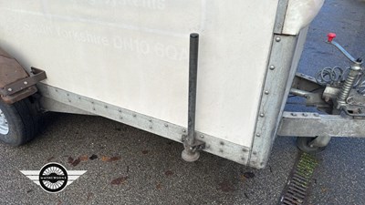Lot 306 - TWIN WHEEL BOX TRAILER
