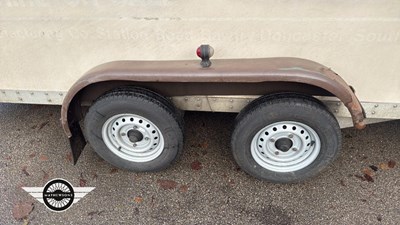Lot 306 - TWIN WHEEL BOX TRAILER