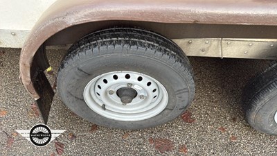 Lot 306 - TWIN WHEEL BOX TRAILER