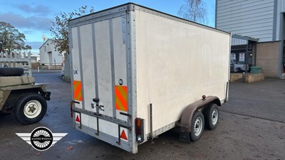 Lot 306 - TWIN WHEEL BOX TRAILER
