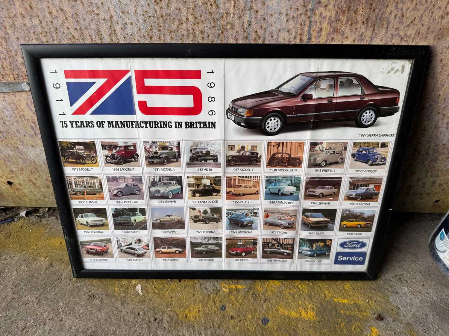 Click for high resolution Lot 41 - 1911-1986, 75 YEARS OF FORD CARS