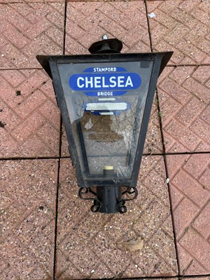 Lot 205 - CHELSEA STAMFORD BRIDGE STYLE LAMP 24" TALL