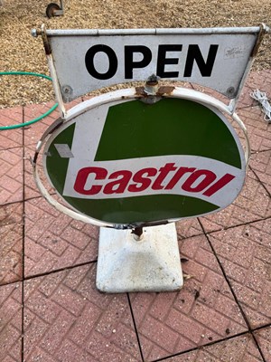 Lot 207 - CASTROL REVOLVING OPEN/CLOSED SIGN