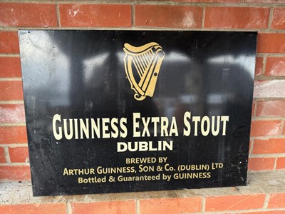 Lot 511 - GUINNESS EXTRA STOUT DUBLIN SIGN 21" X 28"