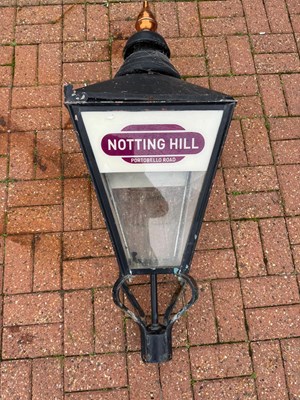 Lot 443 - NOTTING HILL PORTOBELLO ROAD STYLE LAMP 43" TALL