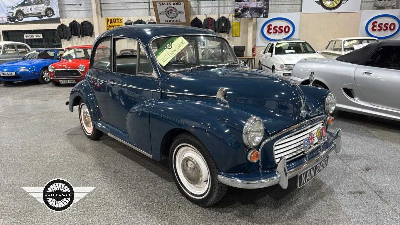 Lot 198 - 1968 MORRIS MINOR 1000