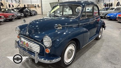 Lot 198 - 1968 MORRIS MINOR 1000