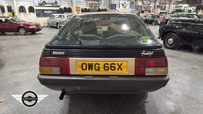 Lot 290 - 1982 RENAULT FUEGO GTS