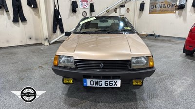 Lot 290 - 1982 RENAULT FUEGO GTS